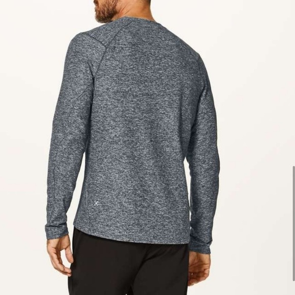 Lululemon Surge Warm Gray Long Sleeve DH. - Picture 3 of 16